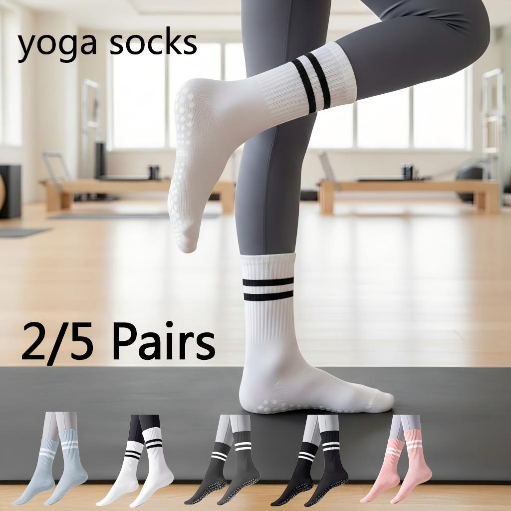 Pilate Yoga Workout - جوارب يوجا نسائية مضادة للانزلاق، جوارب