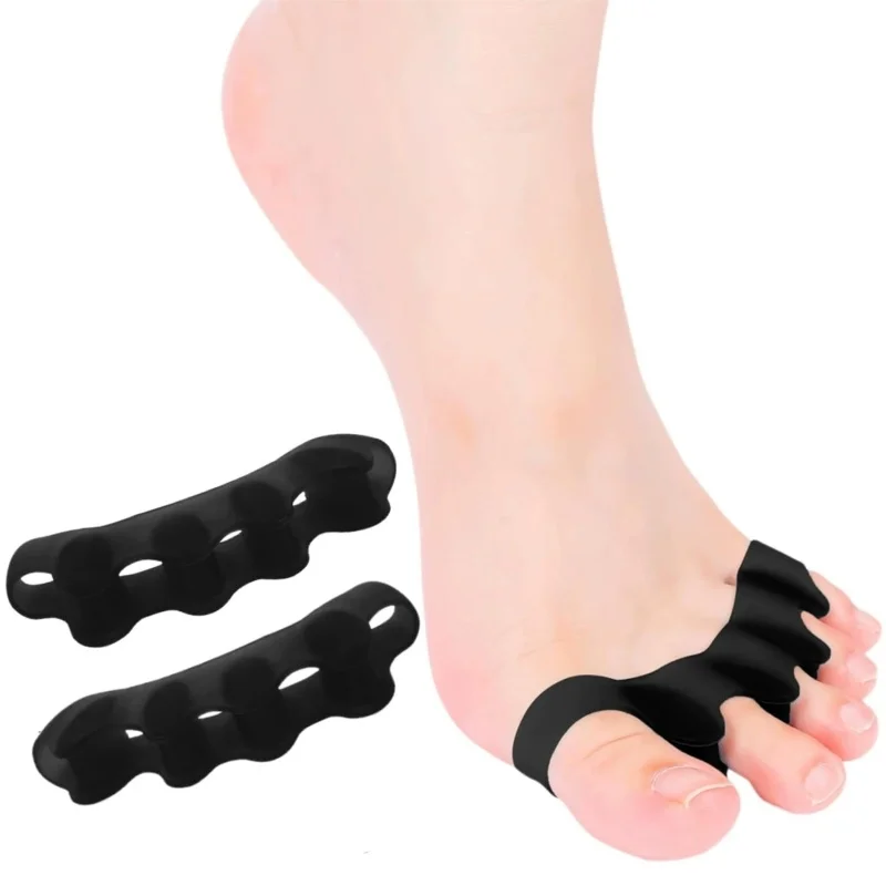 Toe Separator Silicon - فواصل أصابع القدم السيليكونية لتصحيح التواءات