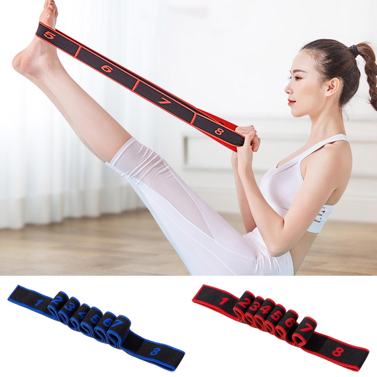 Pilates Yoga Body - حزام مطاطي لليوجا قابل للتمدد ومضاد