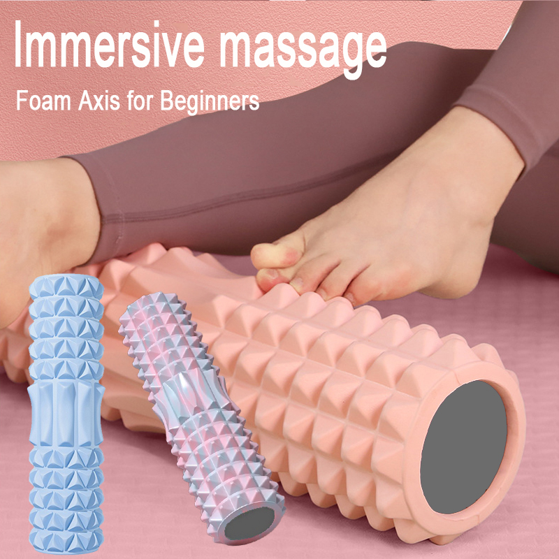 Pilates Yoga Body - أسطوانة رغوية صلبة لليوجا والتدليك، أسطوانة