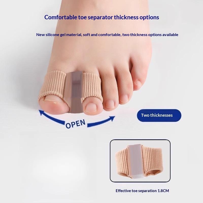 1/2 قطعة فاصل أصابع القدم من ا - مراجعة Toe Separator Silicon وسعره