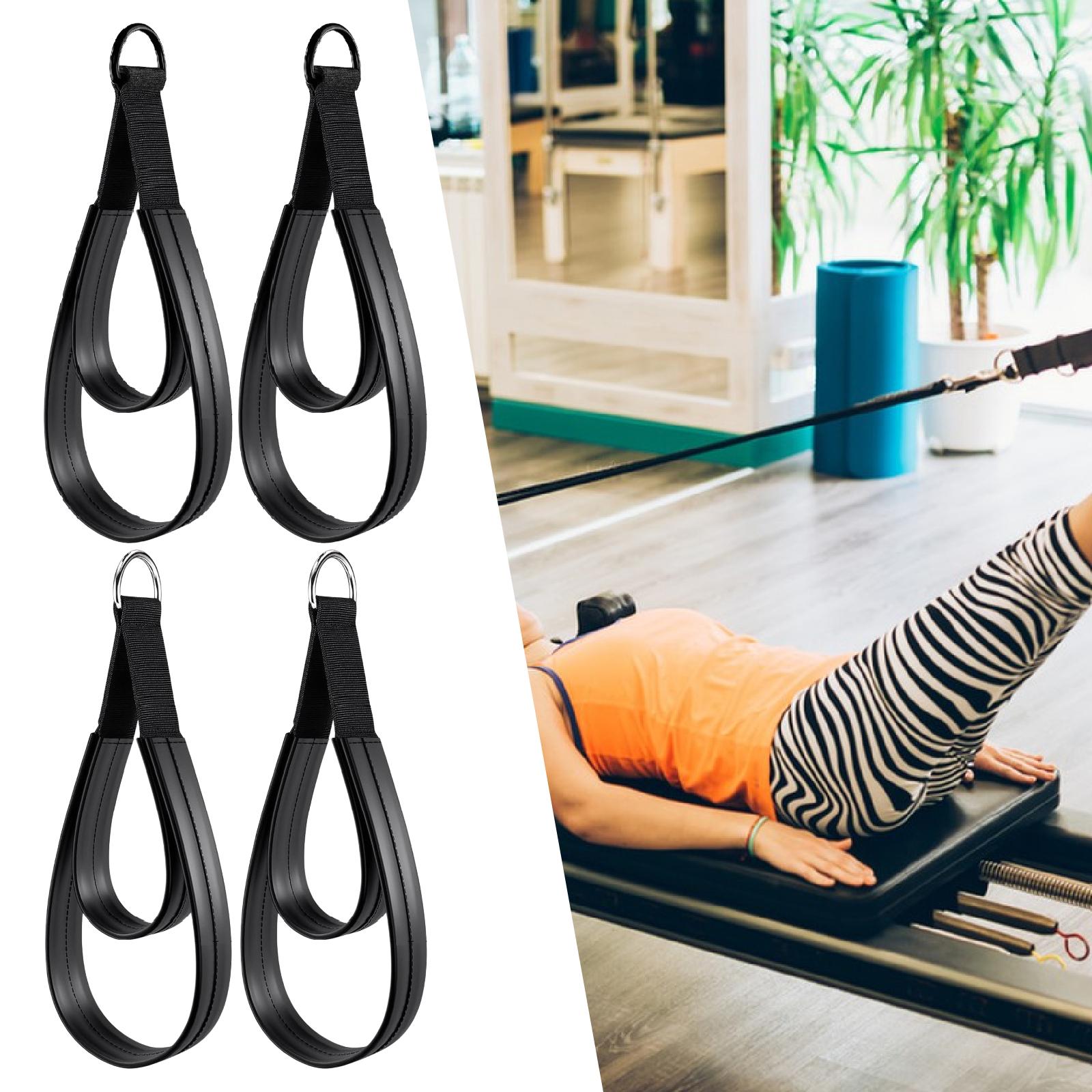 2x D خواتم حزام مقبض متعدد الو - مراجعة Pilates Ankle Strap وسعره