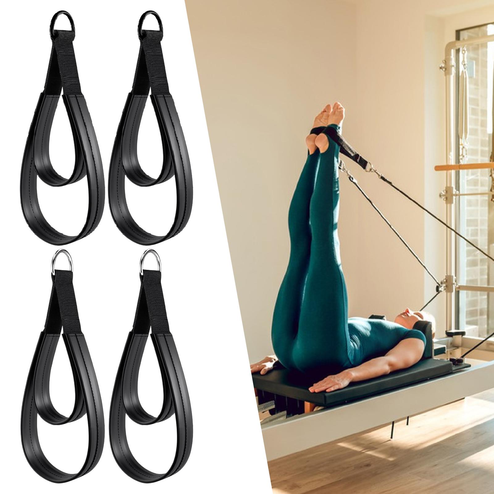 2x D خواتم حزام مقبض متعدد الو - مراجعة Pilates Ankle Strap وسعره