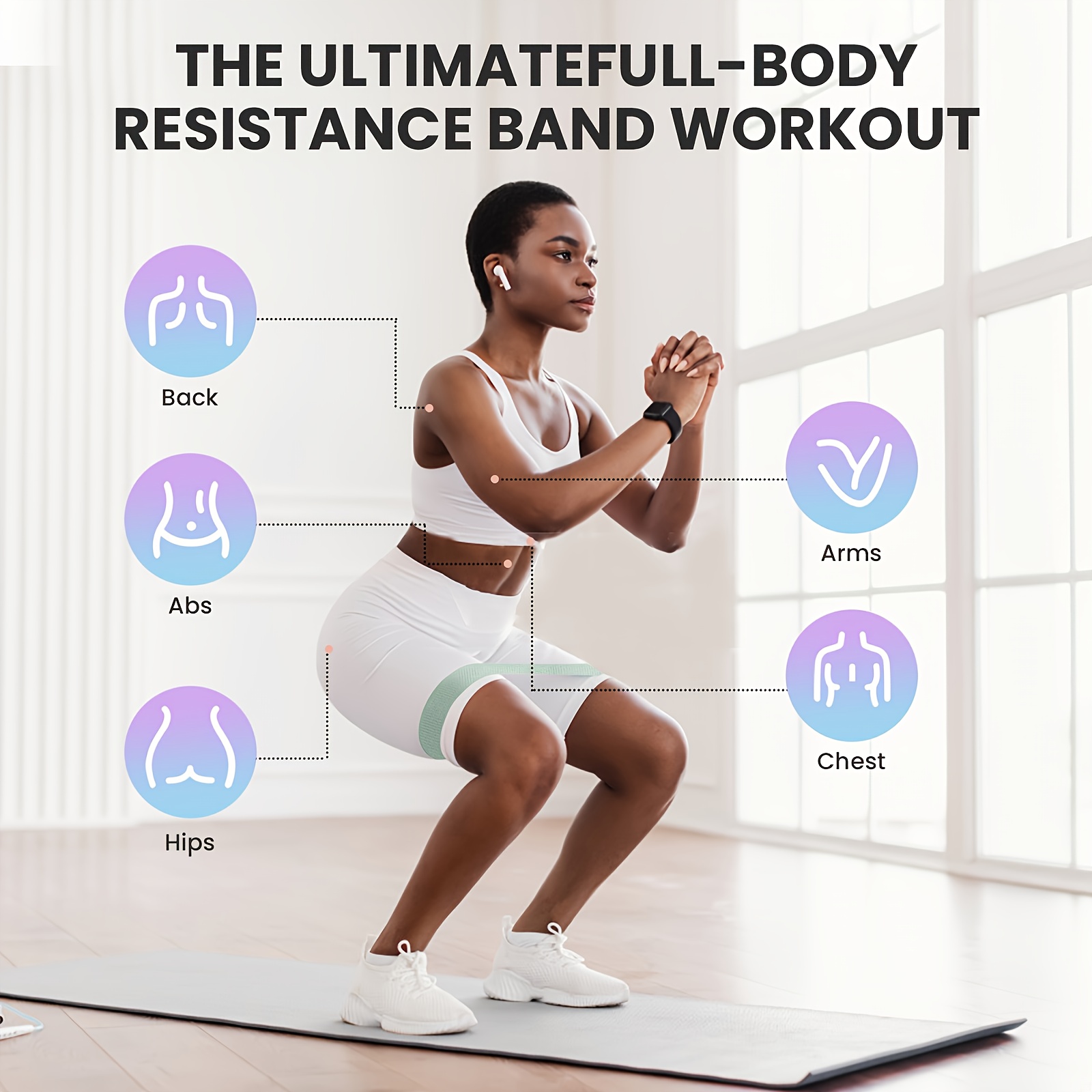 قطعة واحدة/4 قطع من أربطة مقاو - مراجعة Pilates Yoga Body وسعره