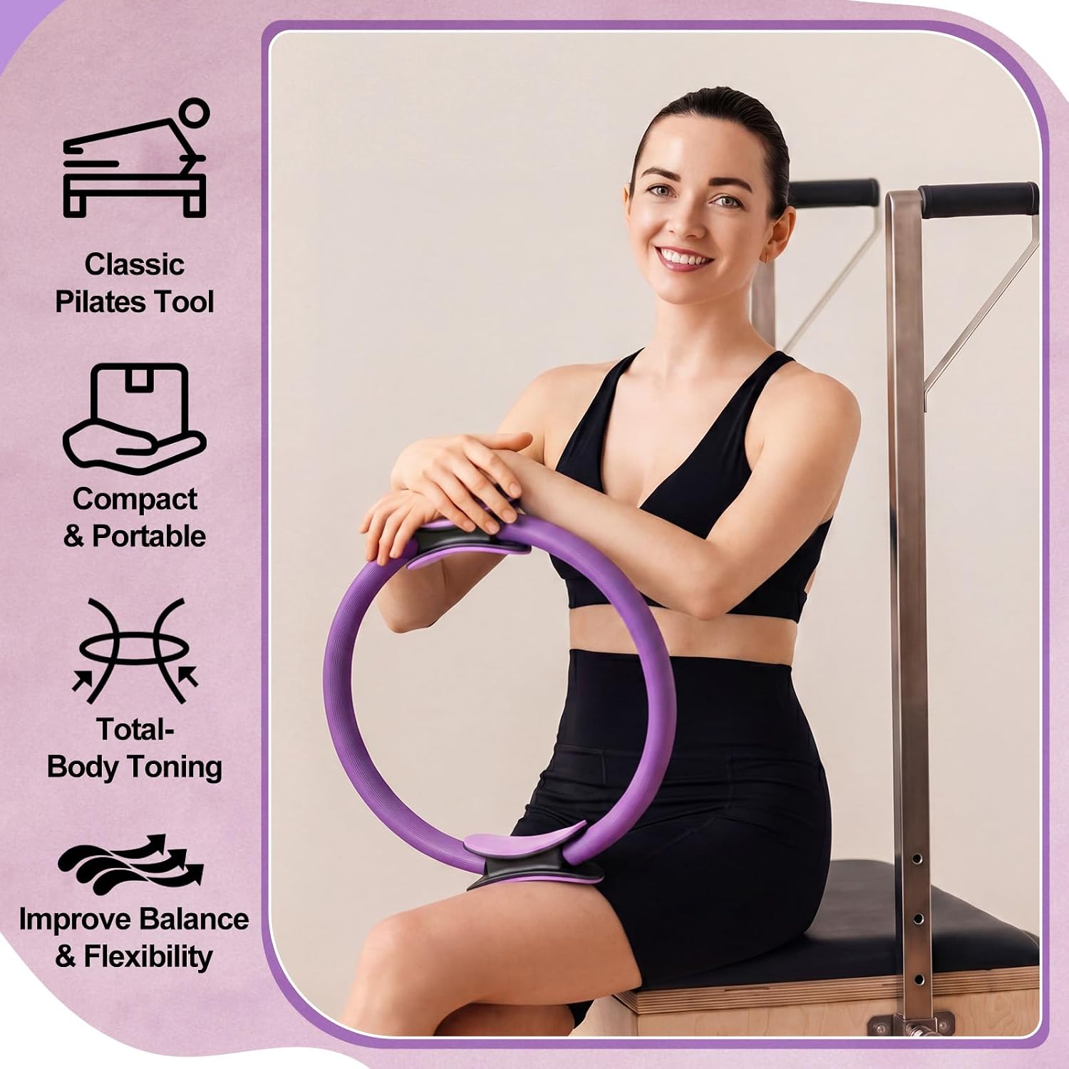 مجموعة من 12 قطعة من حلقات الب - مراجعة Pilates Ring Magic وسعره