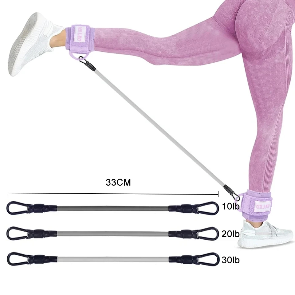 LOOGDEEL 1 قطعة مجموعة أشرطة ا - مراجعة Pilates Ankle Strap وسعره