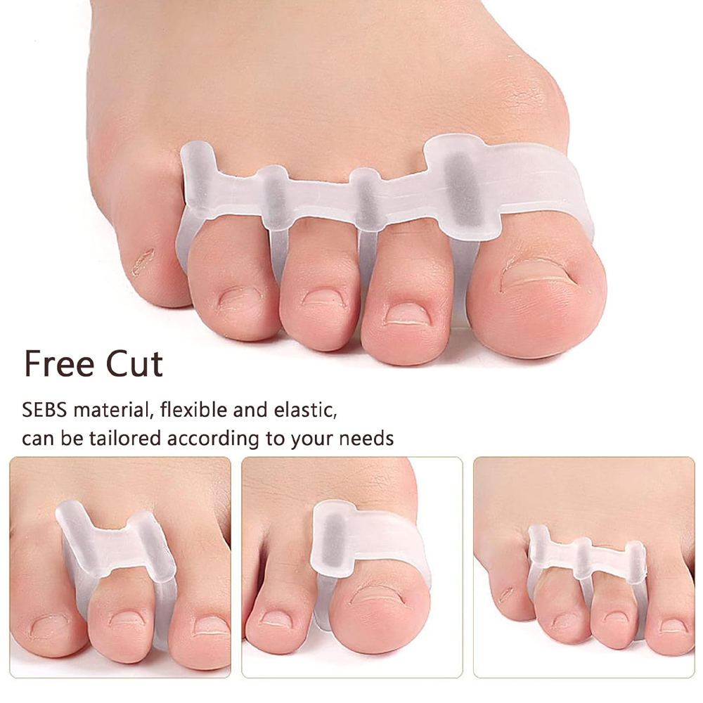 1 زوج سيليكون فاصل أصابع القدم - مراجعة Toe Separator Silicon وسعره