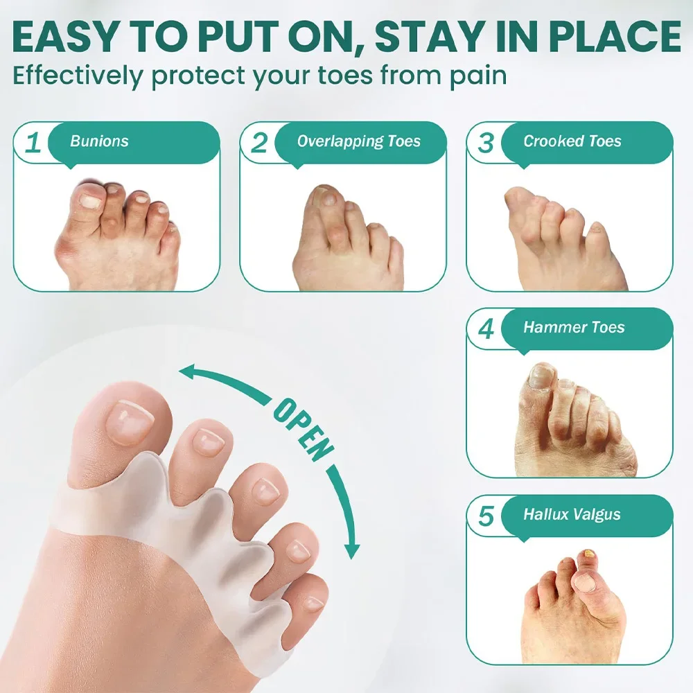 فاصل أصابع القدم من السيليكون  - مراجعة Toe Separator Silicon وسعره