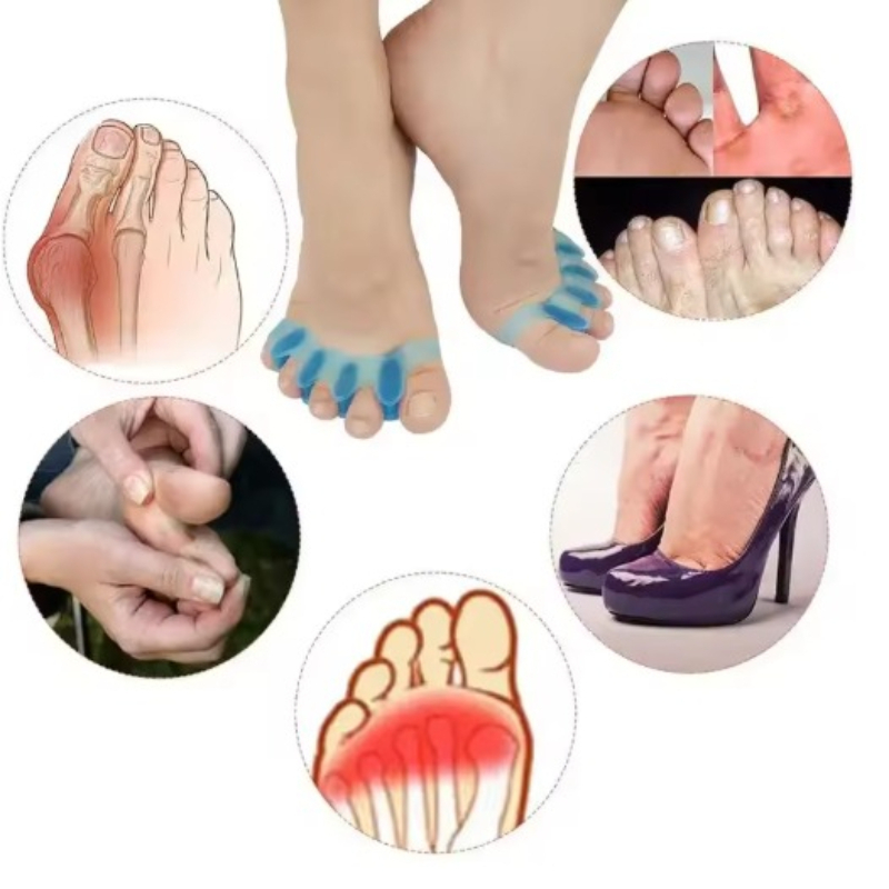فاصل أصابع القدم من السيليكون  - مراجعة Toe Separator Silicon وسعره
