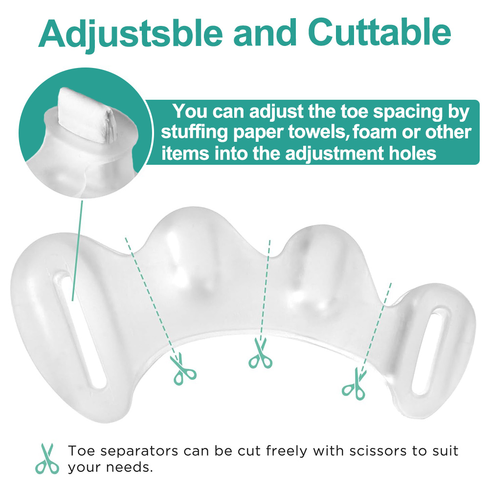 1 زوج هلام الصلب سيليكون تو إص - مراجعة Toe Separator Silicon وسعره