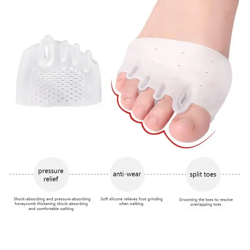 خمسة حفرة العسل مشط القدم منصا - مراجعة Toe Separator Silicon وسعره