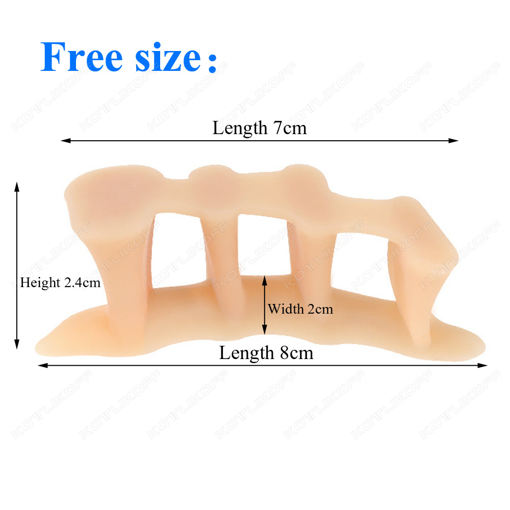 تو واقية أصابع فاصل سيليكون ال - مراجعة Toe Separator Silicon وسعره