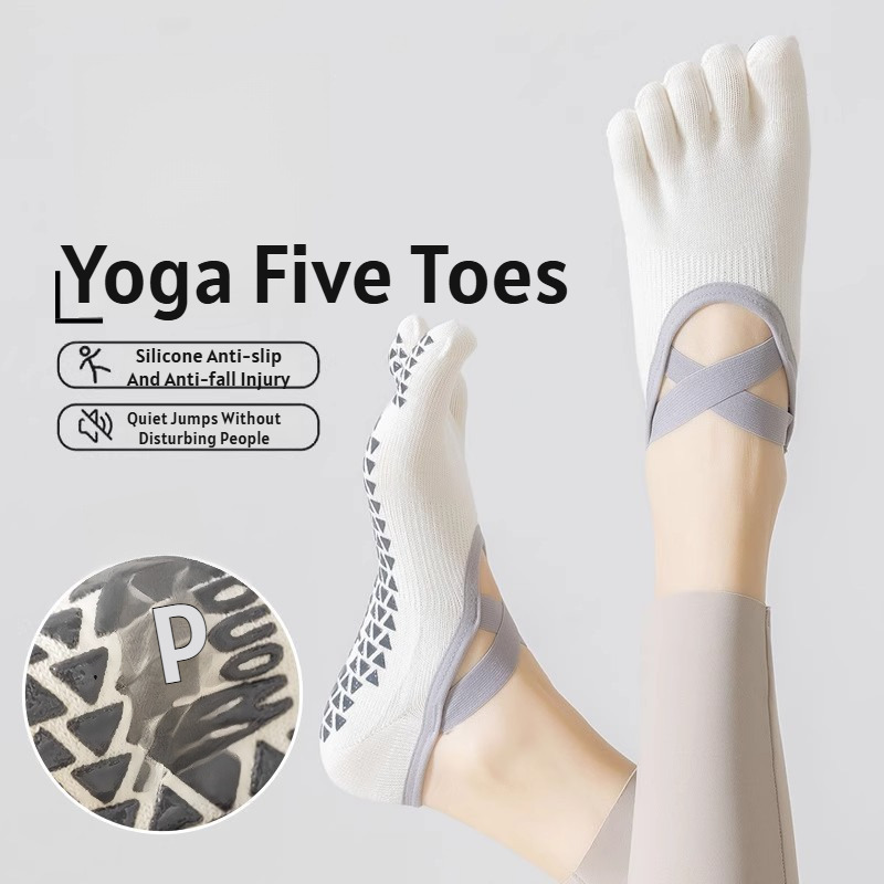 جوارب يوجا رقيقة صيفية بخمسة أ - مراجعة Yoga Pilates Yoga وسعره