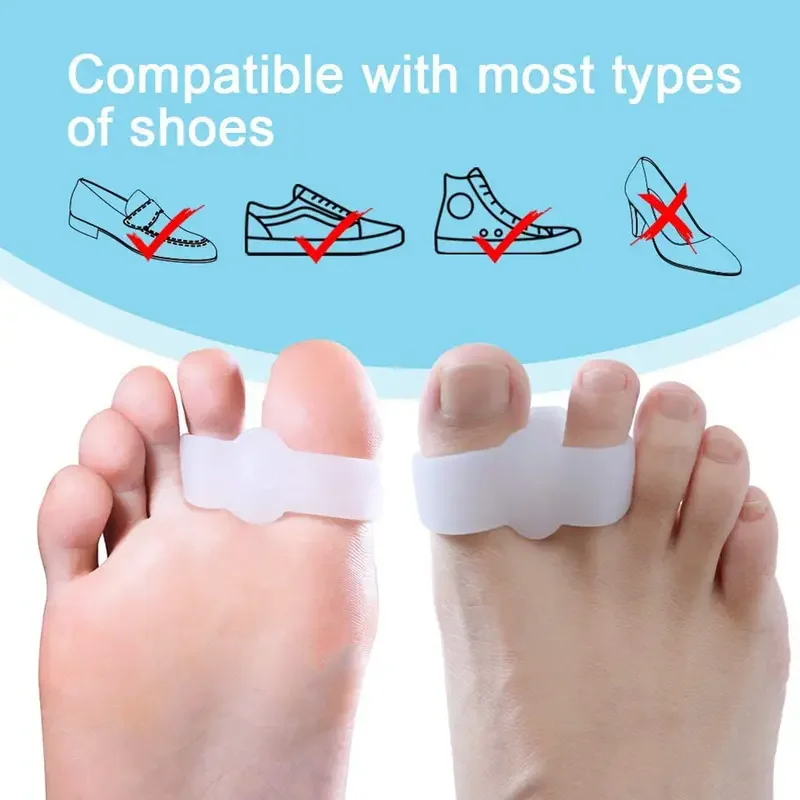 زوج واحد من مصحح الورم - فاصل  - مراجعة Toe Separator Silicon وسعره