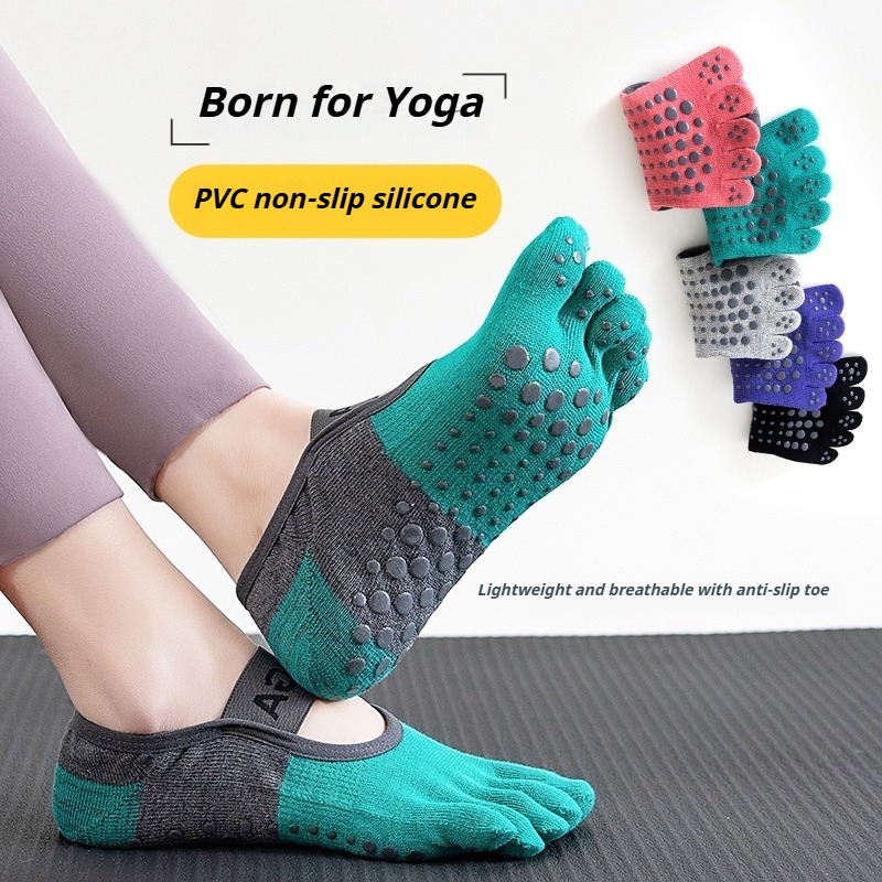 جوارب بيلاتس احترافية مضادة لل - مراجعة Yoga Pilates Yoga وسعره