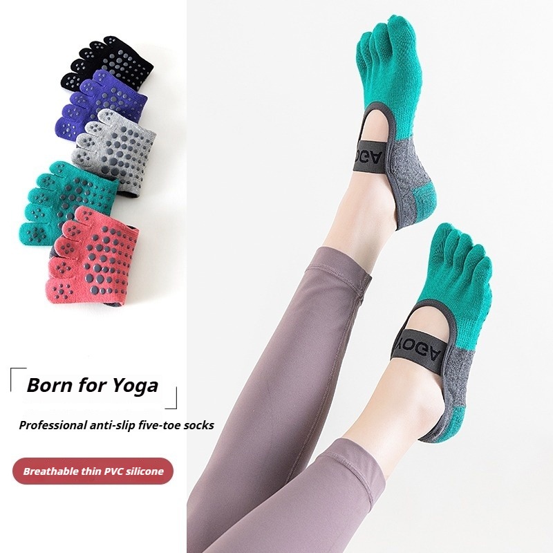 جوارب بيلاتس احترافية مضادة لل - مراجعة Yoga Pilates Yoga وسعره