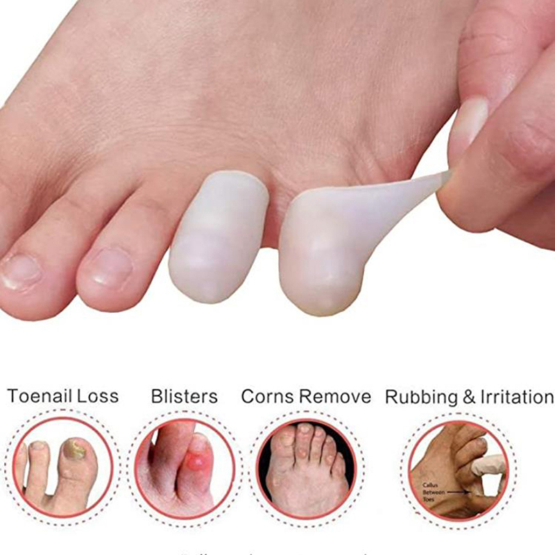 جديد: قطعتان من جل السيليكون ل - مراجعة Toe Separator Silicon وسعره