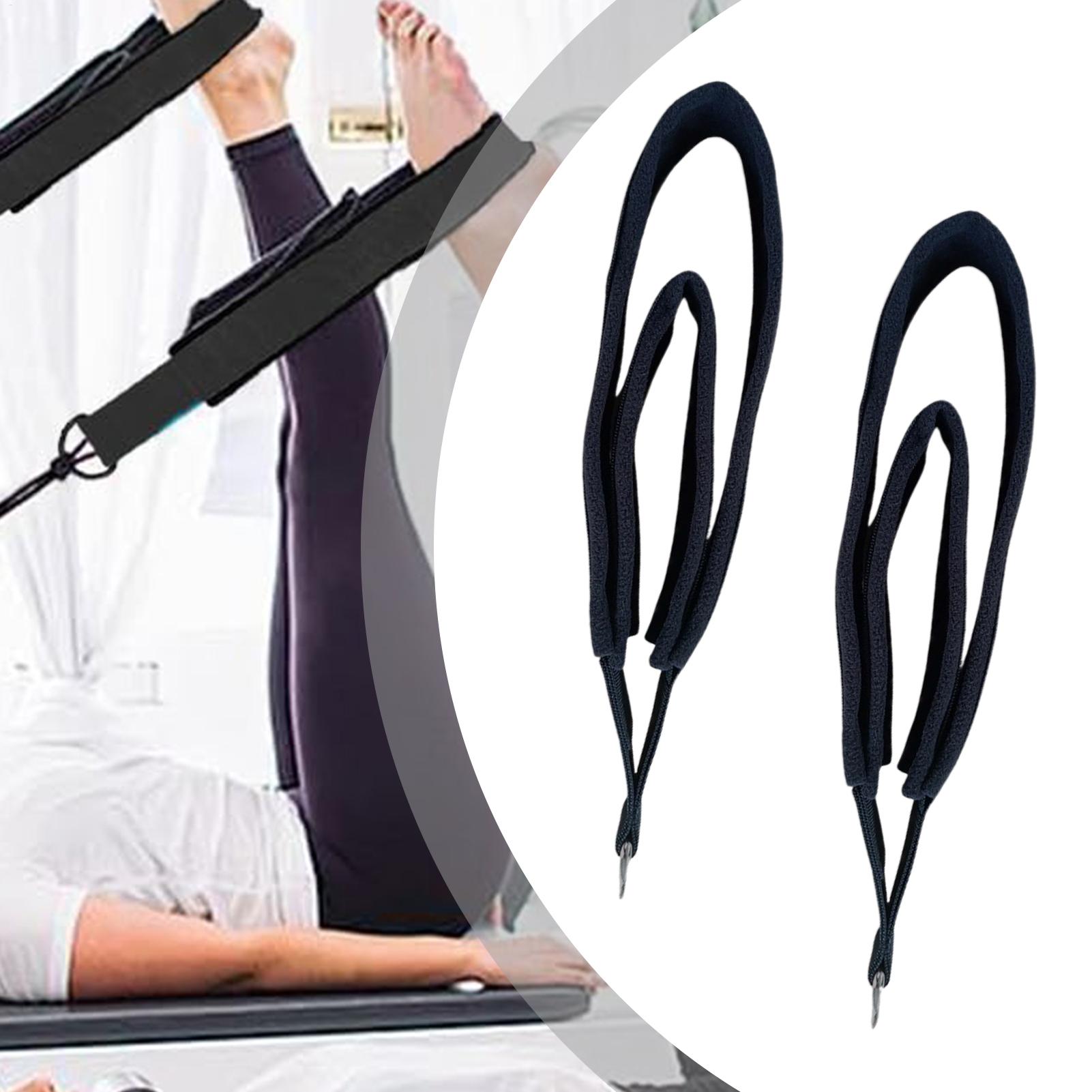 حلقة مزدوجة مرنة اليوغا بيلاتي - مراجعة Pilates Ankle Strap وسعره