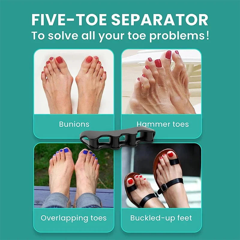 فواصل أصابع القدم السيليكونية  - مراجعة Toe Separator Silicon وسعره