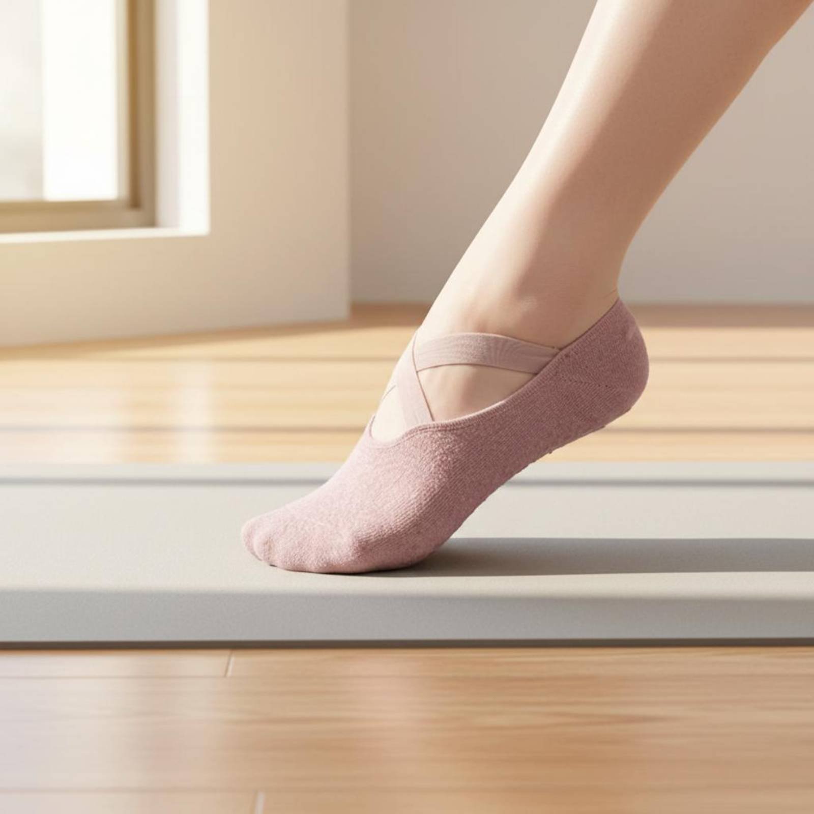جوارب لياقة بدنية غير قابلة لل - مراجعة Pilates Yoga Gym وسعره