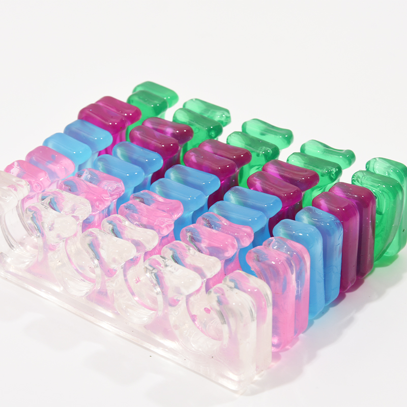 2 قطعة لينة سيليكون إصبع فاصل  - مراجعة Toe Separator Silicon وسعره