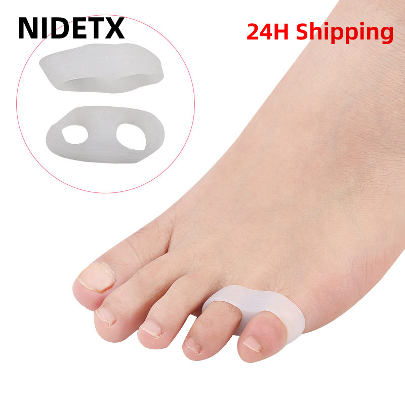 1/2/3/4/5/6Pairs جل أصابع حامي - مراجعة Toe Separator Silicon وسعره