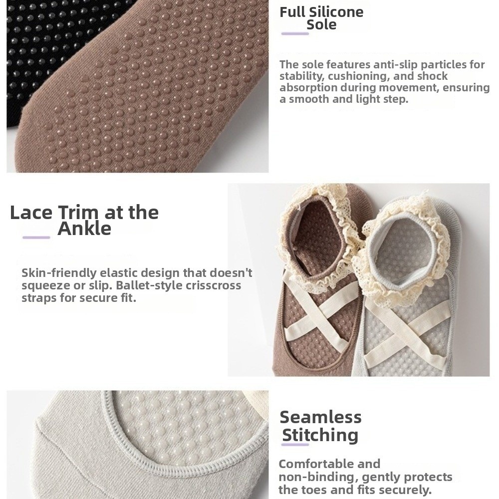 جوارب يوجا جديدة غير قابلة للا - مراجعة Pilates Ankle Strap وسعره