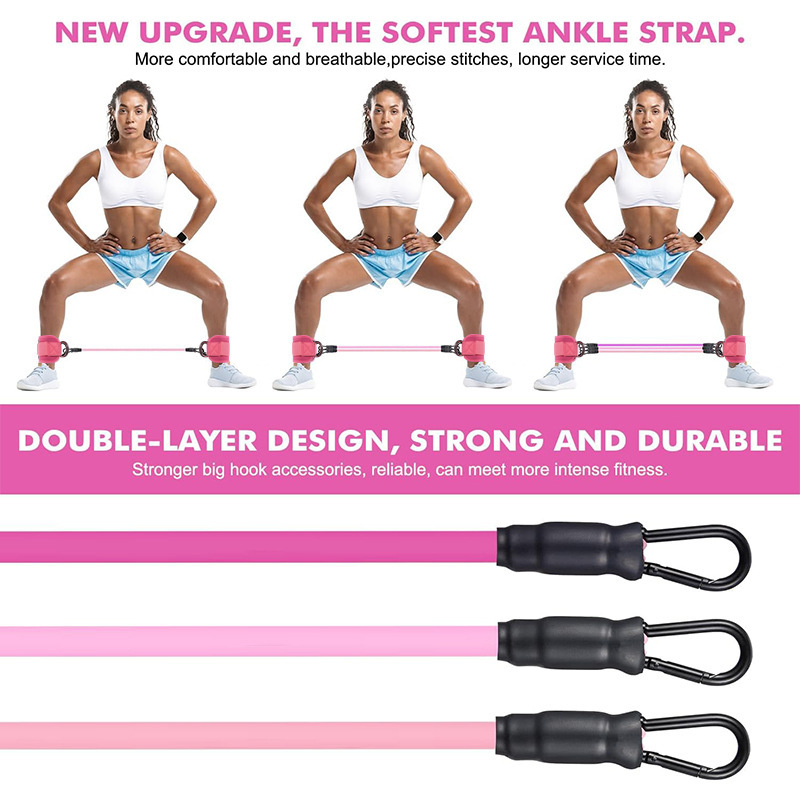 اليوغا بيلاتيس دائرة 19 قطعة م - مراجعة Pilates Ankle Strap وسعره